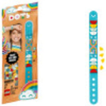 LEGO DOTS Rainbow Bracelet 41900 DIY Craft Bracelet Making Kit; A Fun Craft kit for Kids who Like Making Creative Jewelry, That Also Makes a Cool