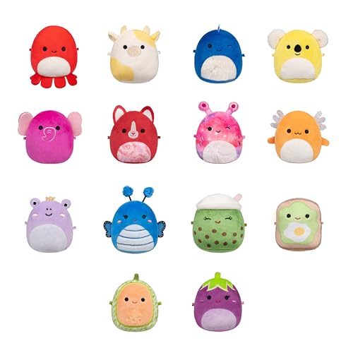 Squishmallows Original Micromallows Plush Rainbow 14-Pack (Amazon Exclusive)