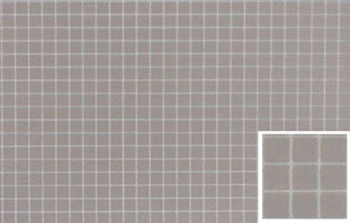 Dollhouse Miniature Square Tile Flooring in Chateau Gray