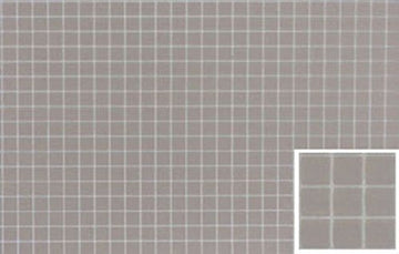 Dollhouse Miniature Square Tile Flooring in Chateau Gray