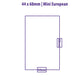 Ultra Pro Mini European Lite Board Game Sleeves (100ct) for 44mm x 68mm Cards