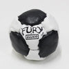 Zeekio The Fury Footbag - Genuine Leather - 14 Panel Hand Stitched - Sand Filled (Black and White)
