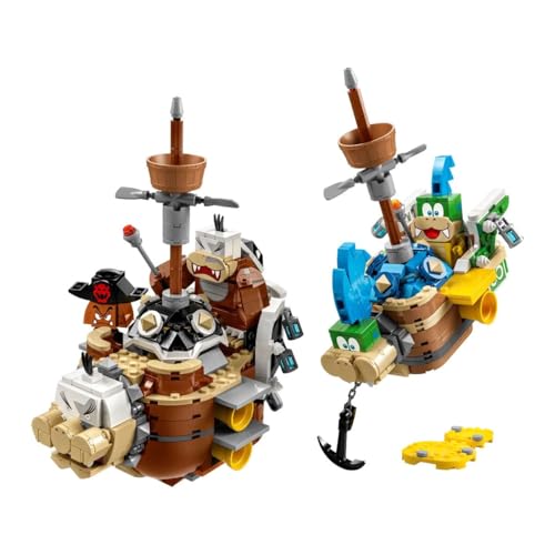 LEGO Super Mario 71427 Larry and Morton Flying Fortresses Expansion Set, Character Toy