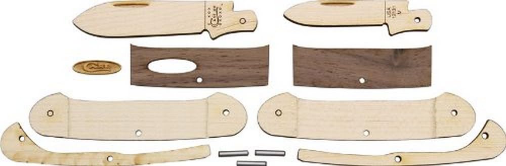 Case Cutlery Wooden Knife Kit Canoe