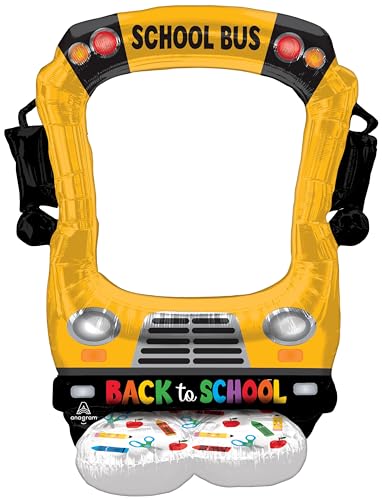 Back to School Airloonz Selfie Bus Balloon - 56"