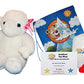 Make Your Own Stuffed Animal 16" "Lambert The Lamb - No Sew - Kit with Cute Backpack!