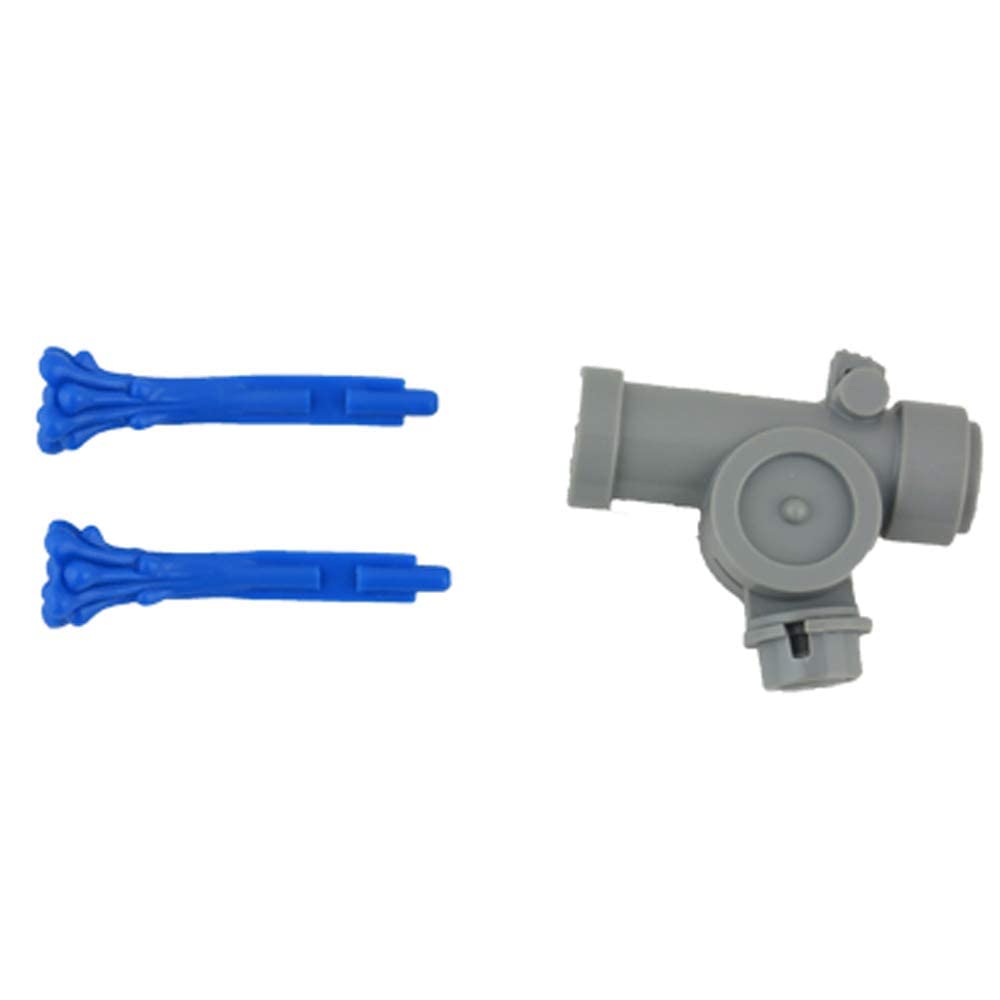 Replacement Parts for Rescue Heroes Firehouse - Fisher-Price Rescue Heroes Fire House Playset CDD69 ~ Replacement Gray Launcher and 2 Blue Projectiles