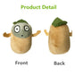 Suyudian 3 PCS PVZ Plant and Zombies Plush Plants Sets 1 2 Stuffed Soft Toys Imitator, Lightning Reed, Bubble Leaf Pot, PVZ Figure Doll,Great Gifts