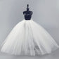 2pcs/lot Fashion Petticoat for 11.5" 1/6 Doll Slip Wedding Dress Underskirt Clothes Outfits 1/6 BJD Dollhouse Accessories (Long, White)