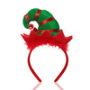 Utavu Elf Hat Headband Christmas Halloween Holiday Party Cute Hair Hoop Headwear for Adult