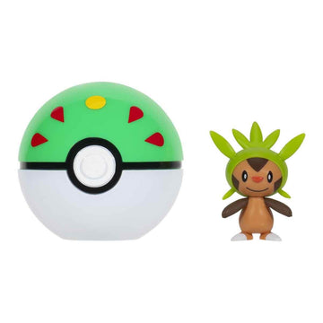 Pokémon PKW3641 Clip 'n'Go Poké Ball - Igamaro & Friends Ball, Official Pokéball with 5 cm Figure