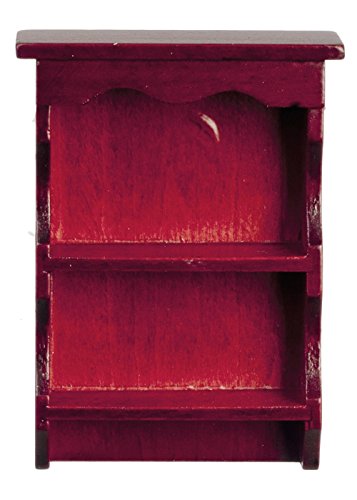 Melody Jane Dollhouse Mahogany Sweetheart Country Wall Shelf Miniature 1:12 Shelf Unit