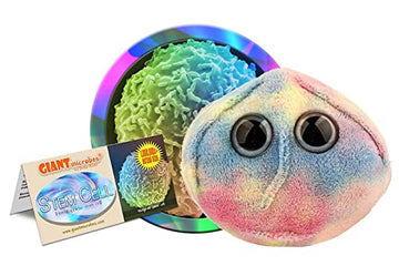 GIANTmicrobes Stem Cell Plush - Learn About Science and Reproduction with This Fun Gift, Memorable Gift for Doctors, Students, Scientists, Fertility