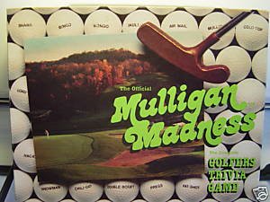 Mulligan Madness Golfers Trivia Game (1986)