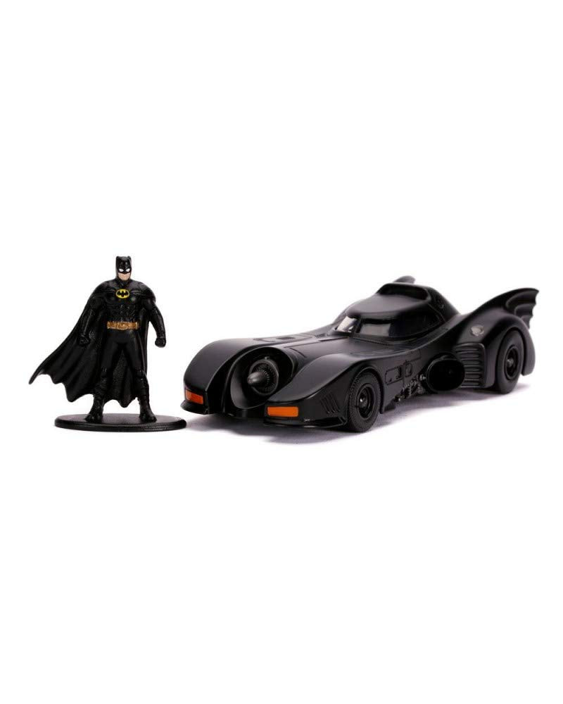 Jada Toys 1:32 1989 Batmobile Die-cast Car with Batman Figure, Toys for Kids and Adults (JadaToys31704) , Black