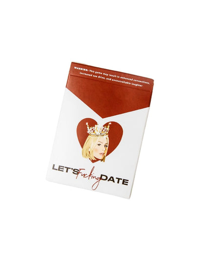 Let's Fucking Date Card Game, Adult Party Game with 50 Conversation Prompts, Fun Dating Game for Singles and Couples