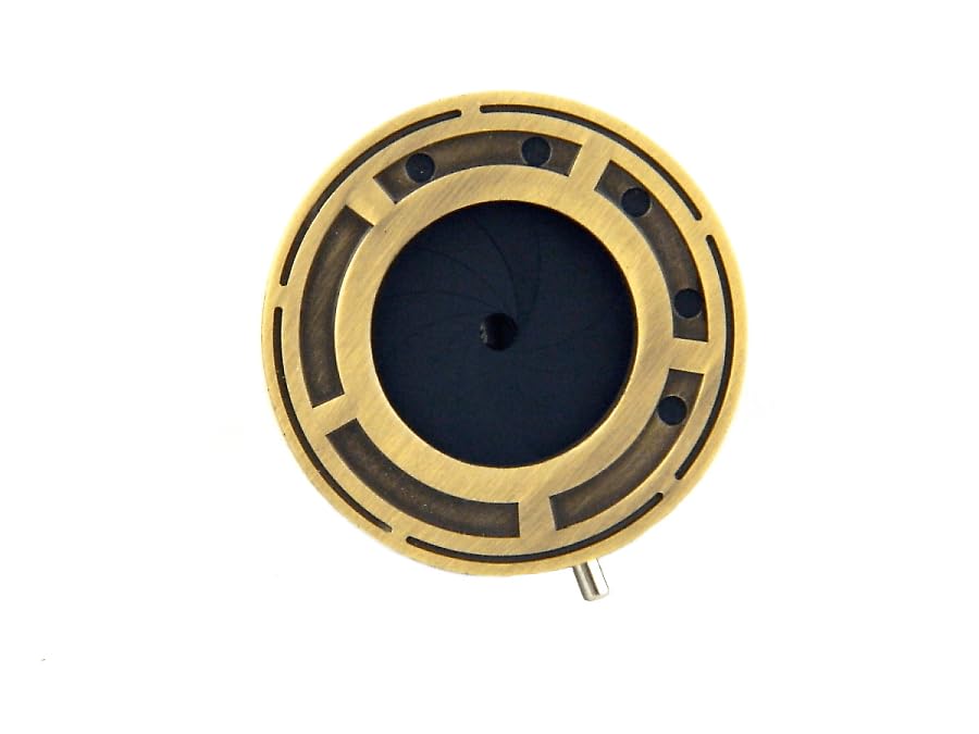 STAR WARS Rose Tico’s Resistance Ring With Shutter Prop Replica - Size 7 - The Last Jedi Collectible Accessory And Jewelry - Unique Gift for Halloween
