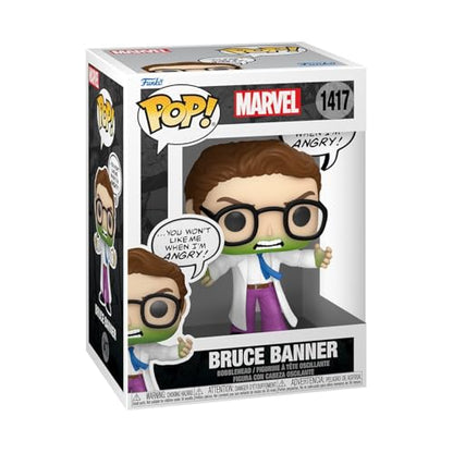 Funko POP! Marvel: Bruce Banner Hulk (Don't Make Me Angry)