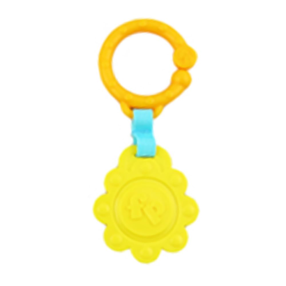 Replacement Parts for Fisher-Price Sit Me Up Floor Seat FWY43 - Replacement Set of Clip on Toys - Crinkle Butterfly and Teether