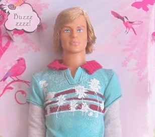 Barbie Family CAMPING KEN DOLL w CAMP Cooler (2008)