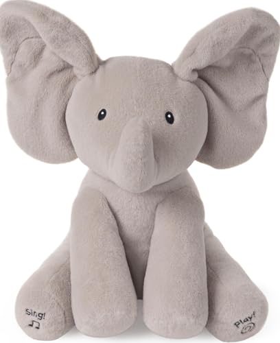 GUND Baby Flappy Elephant 12-Inch Interactive Animated Musical Baby Toy