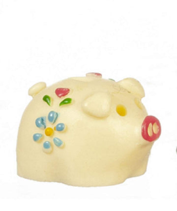 Melody Jane Dollhouse Lemon Piggy Bank Miniature Nursery Toy Shop Accessory 1:12 Scale
