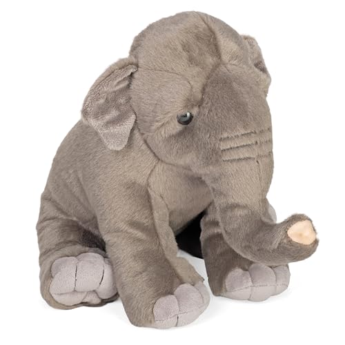 Wild Republic Asian Elephant Plush, Stuffed Animal, Plush Toy, Gifts for Kids, Cuddlekins 12 Inches
