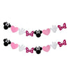 Minnie Themed Felt Garland Birthday Party Banner Decoration Supplies 2 article