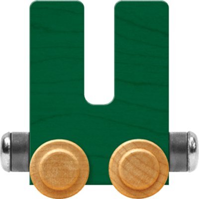 NameTrains Bright Letter Car U - Made in USA