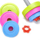 PowerTRC Fun and Colorful Dumbbell for Kids - Adjustable Weights - Fill Weights with Water or Sand - Beach Toys
