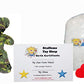 Stuffems Toy Shop Make Your Own Stuffed Animal Mini 8 Inch GI the Camo Bear Kit - No Sewing Required!