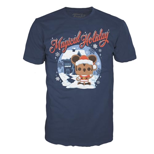 Funko Pop! Boxed Tee: Disney Holiday - Santa Mickey - S