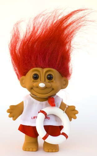 My Lucky LIFEGUARD Troll Doll (Red Hair)