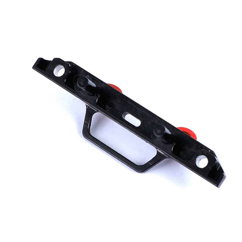 RZXYL Aluminum Alloy Front Bumper for Axial SCX24 Deadbolt AXI90081 1/24 RC Crawler Car Upgrades (Black)