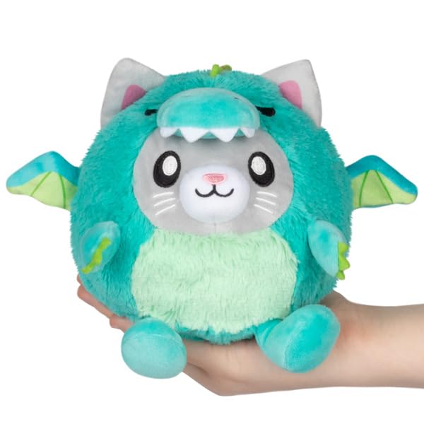 Squishable - Undercover Snacker Kitty in Dragon - Undercovers Collection - 9.5 in - Soft Toy Collectible Stuffed Animal - Beans