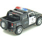 KiNSMART - H2 Hummer SUT 5" 1:36 Scale Die Cast Metal Model Toy Truck (Police Edition)