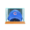 Perfect Cases Cap-W Cap & Hat Display Case, Walnut