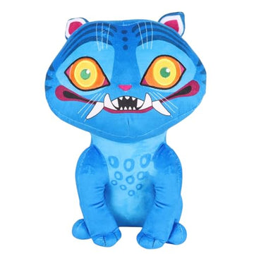 Kpop Demon Hunters Derby Character Plush Pillow Pal, Super Soft, Blue & Large 16 x 12 Inch