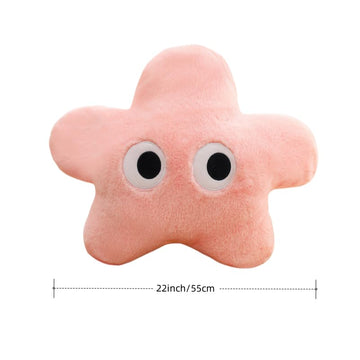 XIZHI 22'' Cute Star Plush Toys Stuffed Animals Star Plushies Cute and Soft Star Pillow Cushion for Kid Bedroom Home Office and Christmas Birthday
