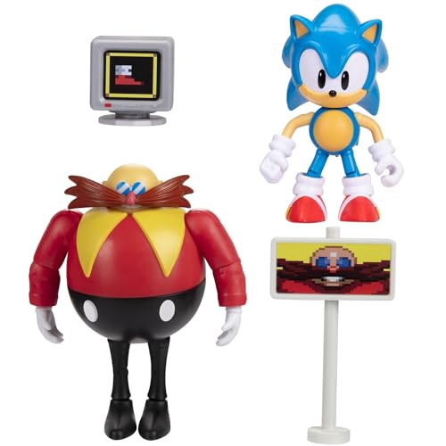 JAKKS Pacific Sonic The Hedgehog 4" Articulated Action Figures Wave #19 2-Pack