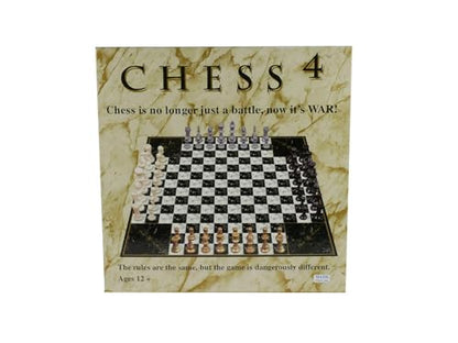 Chess 4 Four Player Chess Game, Strategy Board Game, Ages 8+