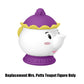 Replacement Part for Fisher-Price Little-People Princess Playset - HPL23 ~ Replacement Princess Belle's Sidekick Mrs. Potts Teapot Figure ~ Inspired