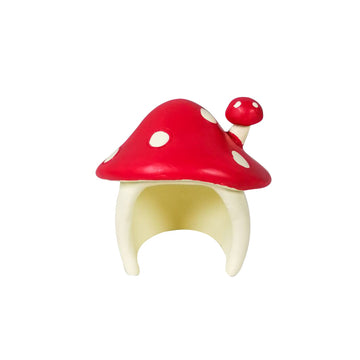 YEYILILINHONG Miniature Mushroom House ? Fairy Garden Resin Ornament Micro Landscape Molds for Tabletop Dollhouse Bonsai Garden Decor
