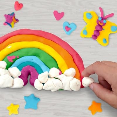 Play-Doh Treats & Favors 12-Pack, Modeling Compound for Kids 2 Years & Up, Party Favors with Stickers, Non-Toxic, 12 Cans Total 12 oz
