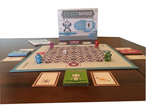 CoderMindz Game for AI Learners! NBC Featured: First Ever Board Game for Boys and Girls Age 6+. Teaches Artificial Intelligence and Computer