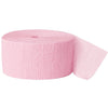 Unique Industries Crepe Paper Streamer, 81ft, Pastel Pink