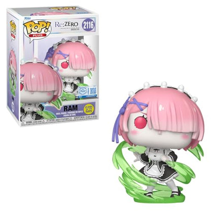 Funko Re:Zero Ram Wind Magic GW Pop! Plus RS Vinyl Figure