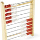 hand2mind 100 Bead Wooden Rekenrek, Abacus for Kids Math, Math Manipulatives Kindergarten, Counting Rack for Kids, Counters for Kids Math, Educational