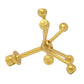 Replacement Part for Barbie Doll Dreamhouse Doll House Playset HMX10 - Replacement Gold Chandelier
