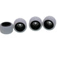 LEEFAI Fingerboard Wheels Hand Embedded Alloy Layer - Hot Finger Skateboard Wheels - Ultra Spin Bearings Wheels - 7.8mmx4.8 mm - White Wheels